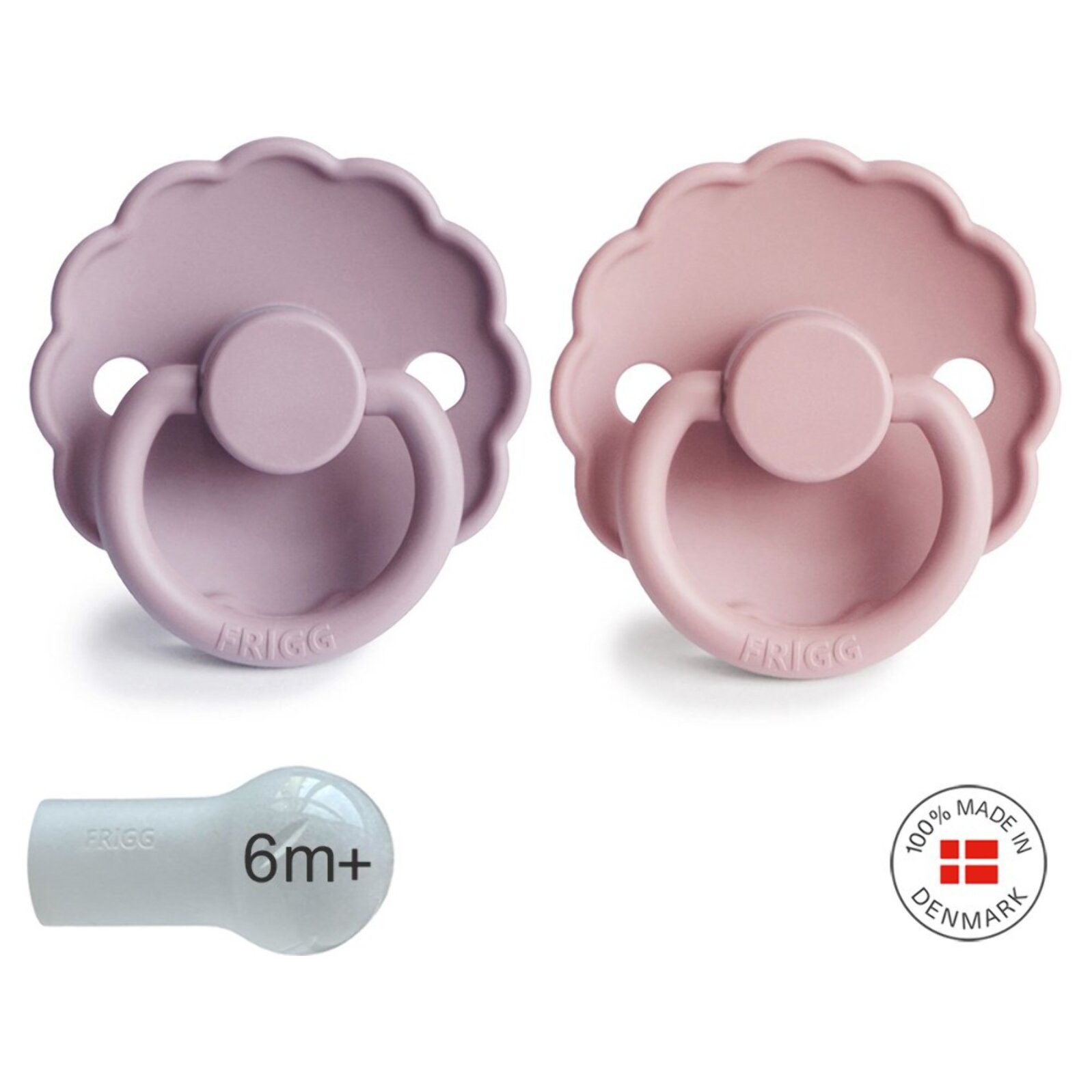 Frigg Pack 2 Chupetes Block Silicona Daisy