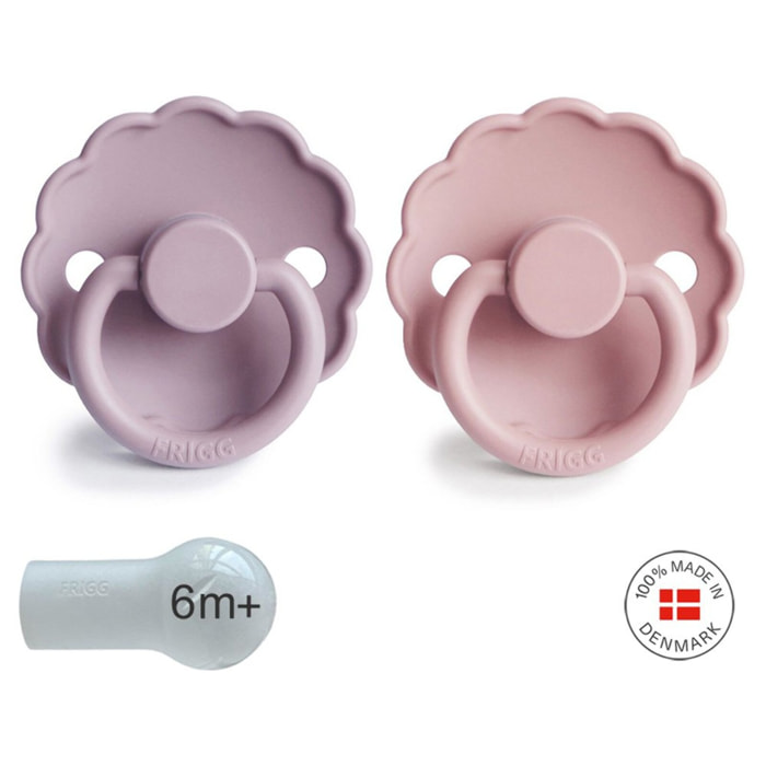 Frigg Pack 2 Chupetes Block Silicona Daisy