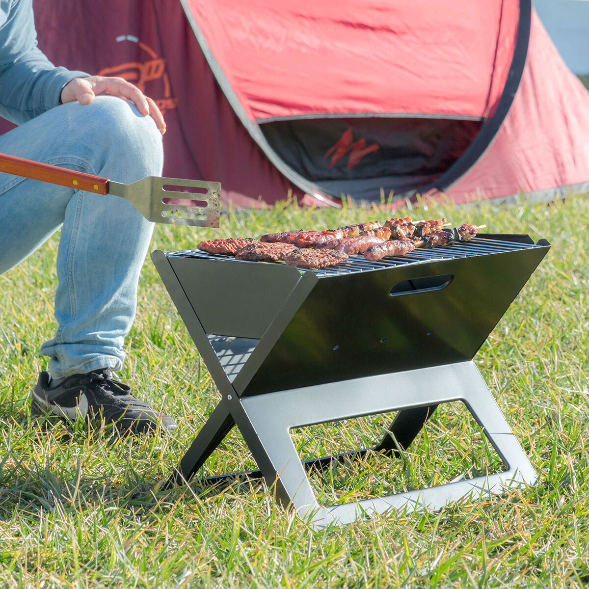 Barbacoa Plegable Portátil para Carbón FoldyQ InnovaGoods