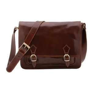Borsa a tracolla da donna - Modello False - 100% pelle - 35.0 x 27.0 x 14.0 cm