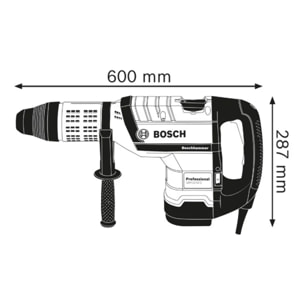 Perforateur SDS-Max GBH 12-52 D BOSCH - 0611266100