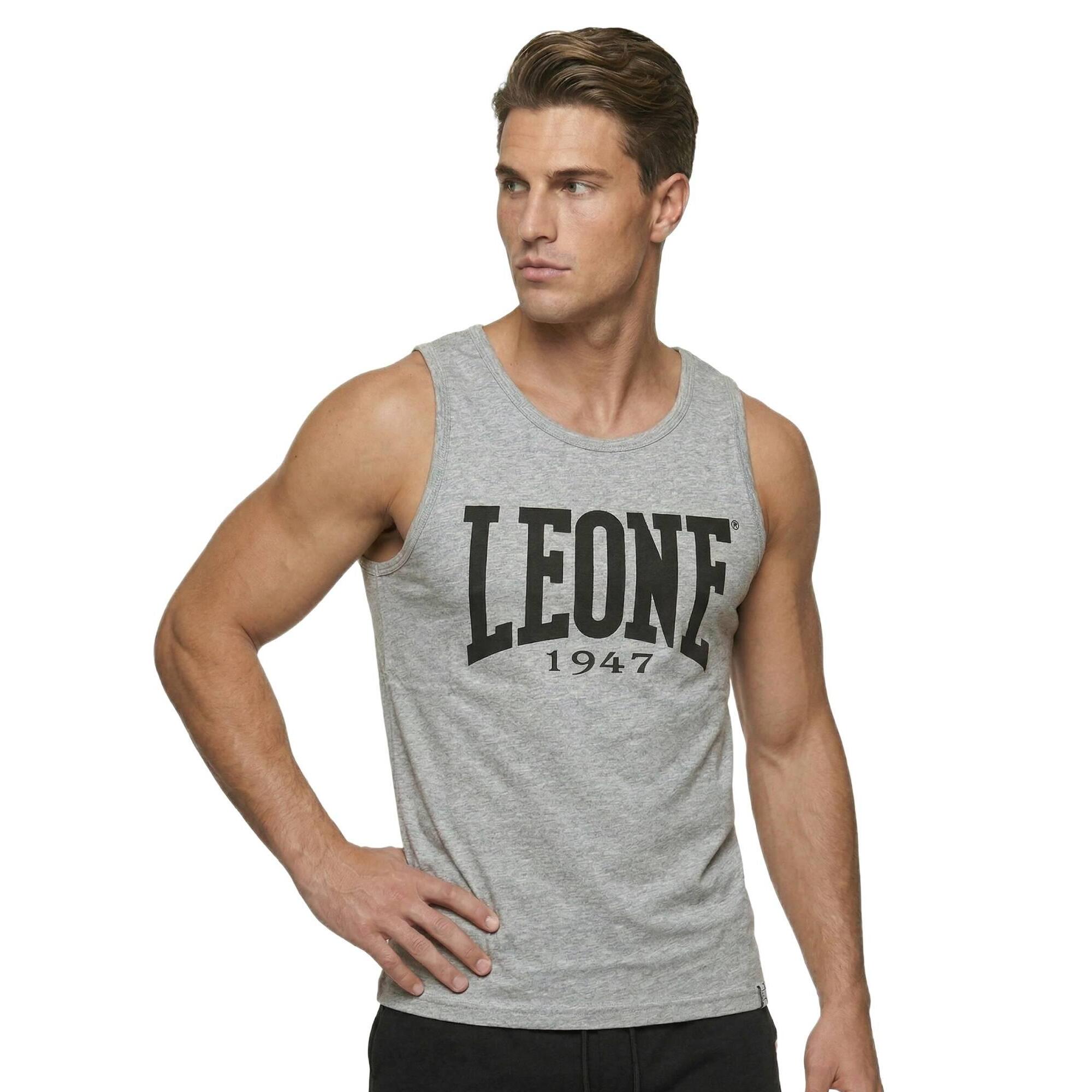 Canotta Leone 1947 Apparel con grande logo Boxing. Stile deciso per allenamento.