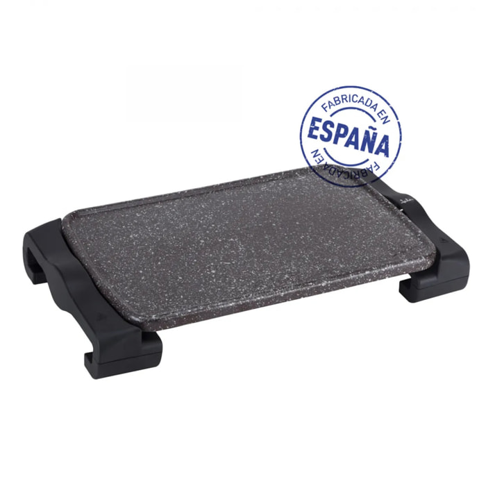 Plancha de cocina eléctrica JATA GR669 de terracota. Resistencia patentada. Fabricada en España