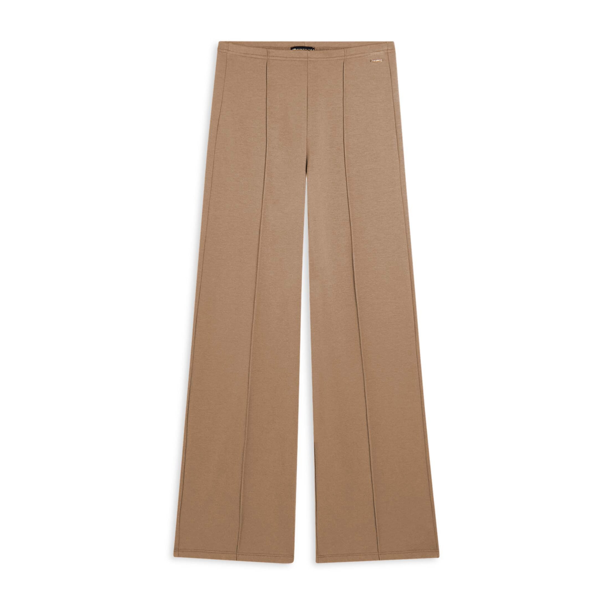 Pantaloni donna wide leg con cucitura centrale