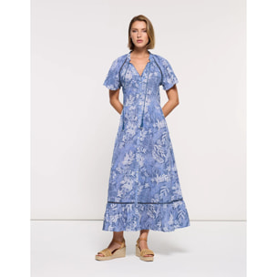 Vestido Midi Azul - Yelokis