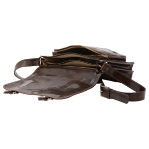 Borsa a tracolla  da donna In Vera pelle Made in Italy 35x27x14 cm