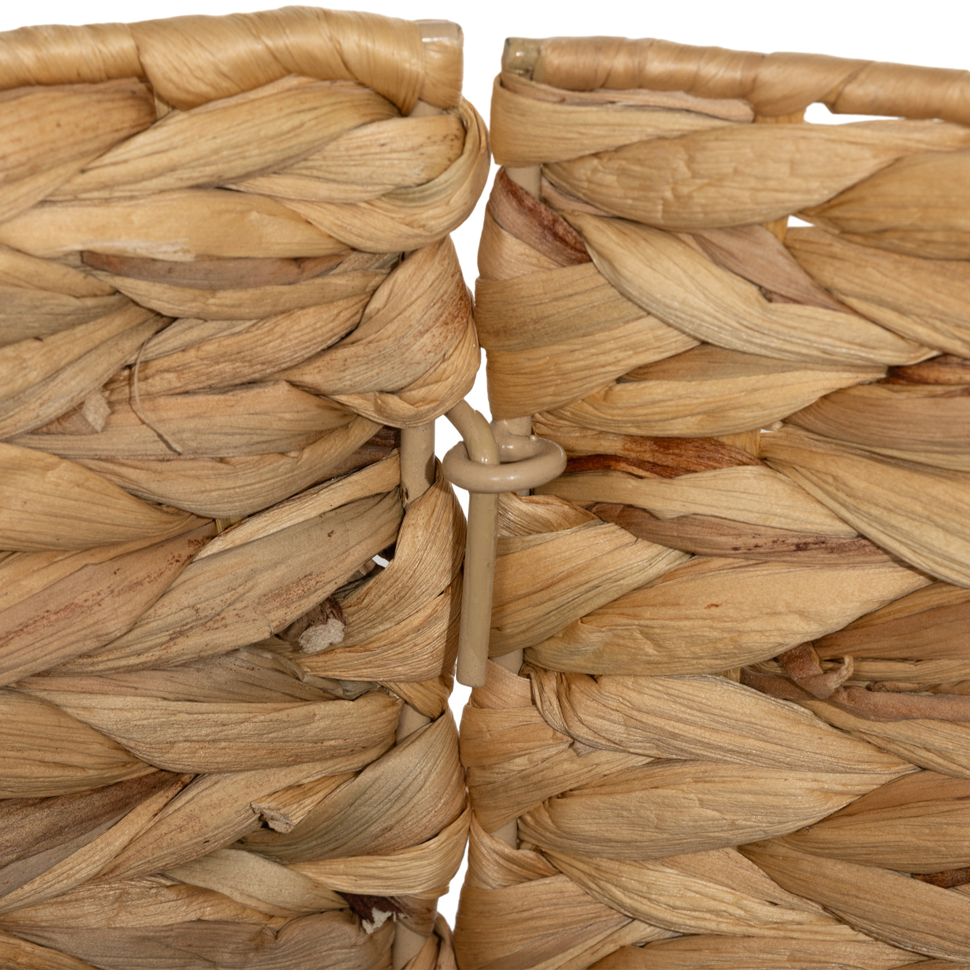 Falda para Árbol de Navidad, Collar de Árbol de Navidad de 60 cm de Jacinto de Agua, Trenzado a Mano para Fiestas, Decoración Festiva, Hogar, Natural