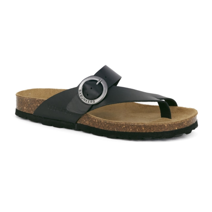 SANDALIA VALENCIA BABUNKERS NEGRO