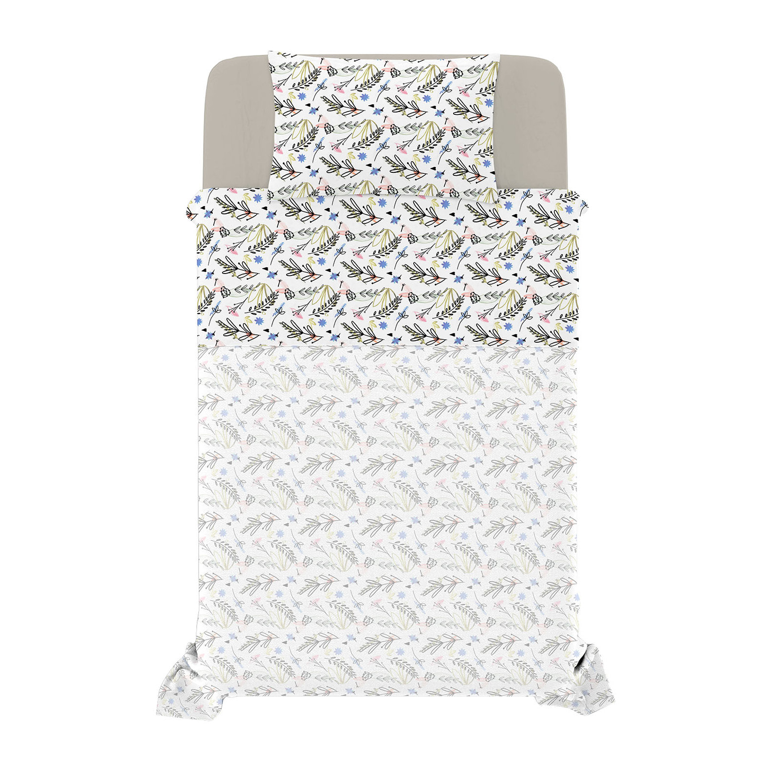 COMPLETO LETTO FANTASY PIAZZA E MEZZA - 100% MICROFIBRA