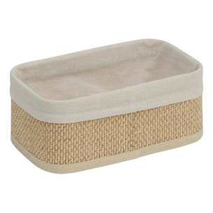 Panier Stemy L20/25/30,5cm beige 3 pièces