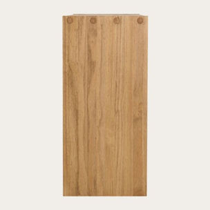 Bureau Bitam -bois massif d'araucaria-couleur lixa 120 x 75 x 35 cm