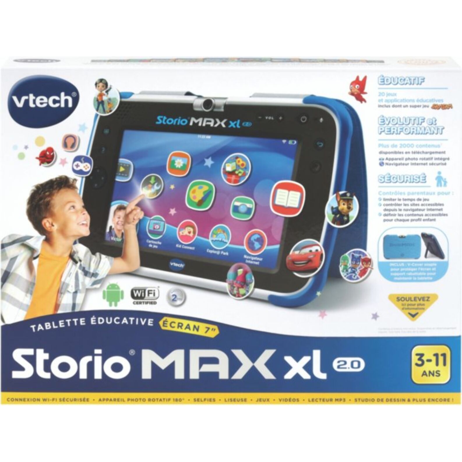 Ordinateur enfant VTECH Storio Max XL 2.0 bleue