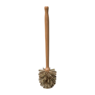 Brosse WC bois naturel