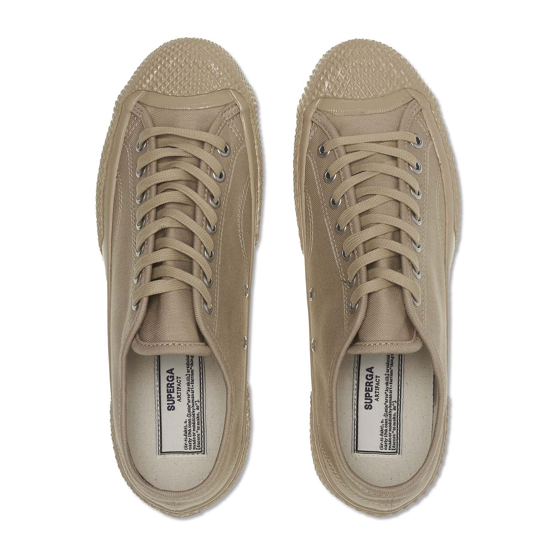 Superga Sneakers LOW CUT UOMO 2434 BK SATEEN Beige