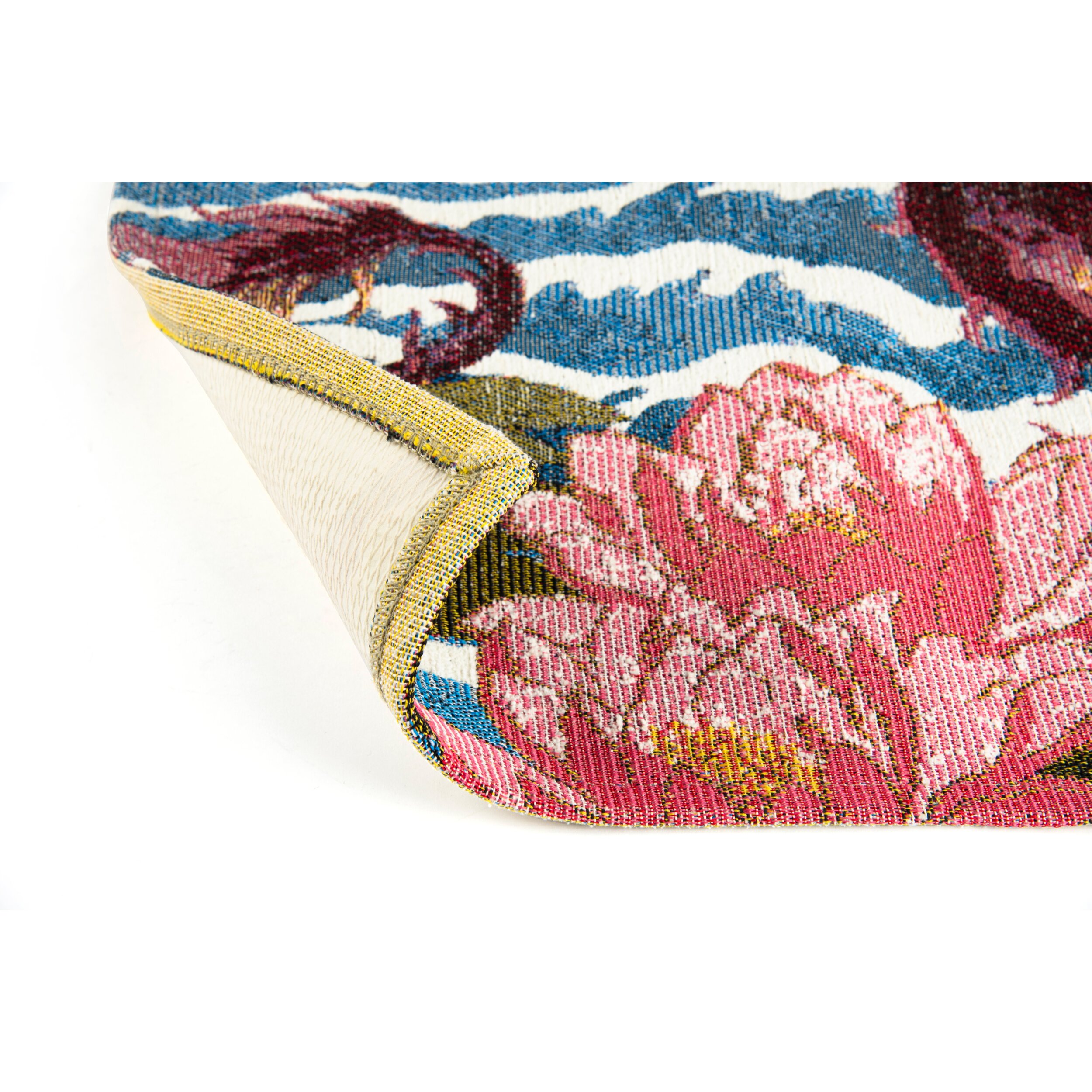 Tappeto Excelsa Fuji in poliestere e cotone 55x110x0,7 cm multicolore