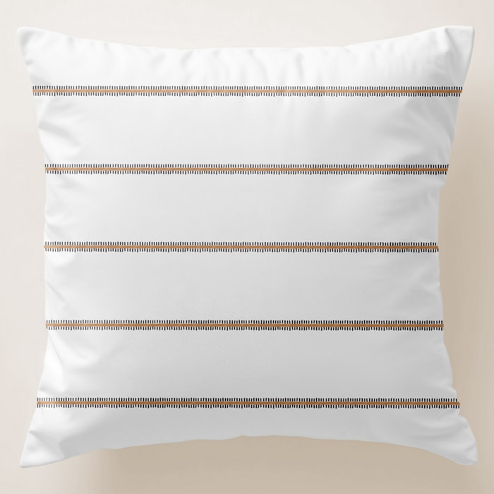 Housse de coussin Laroa ocre