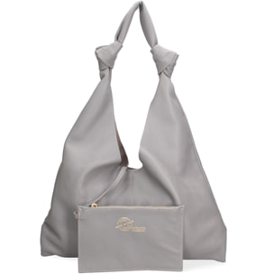Borsa a spalla da donna In Vera pelle Made in Italy 40x42x2 cm