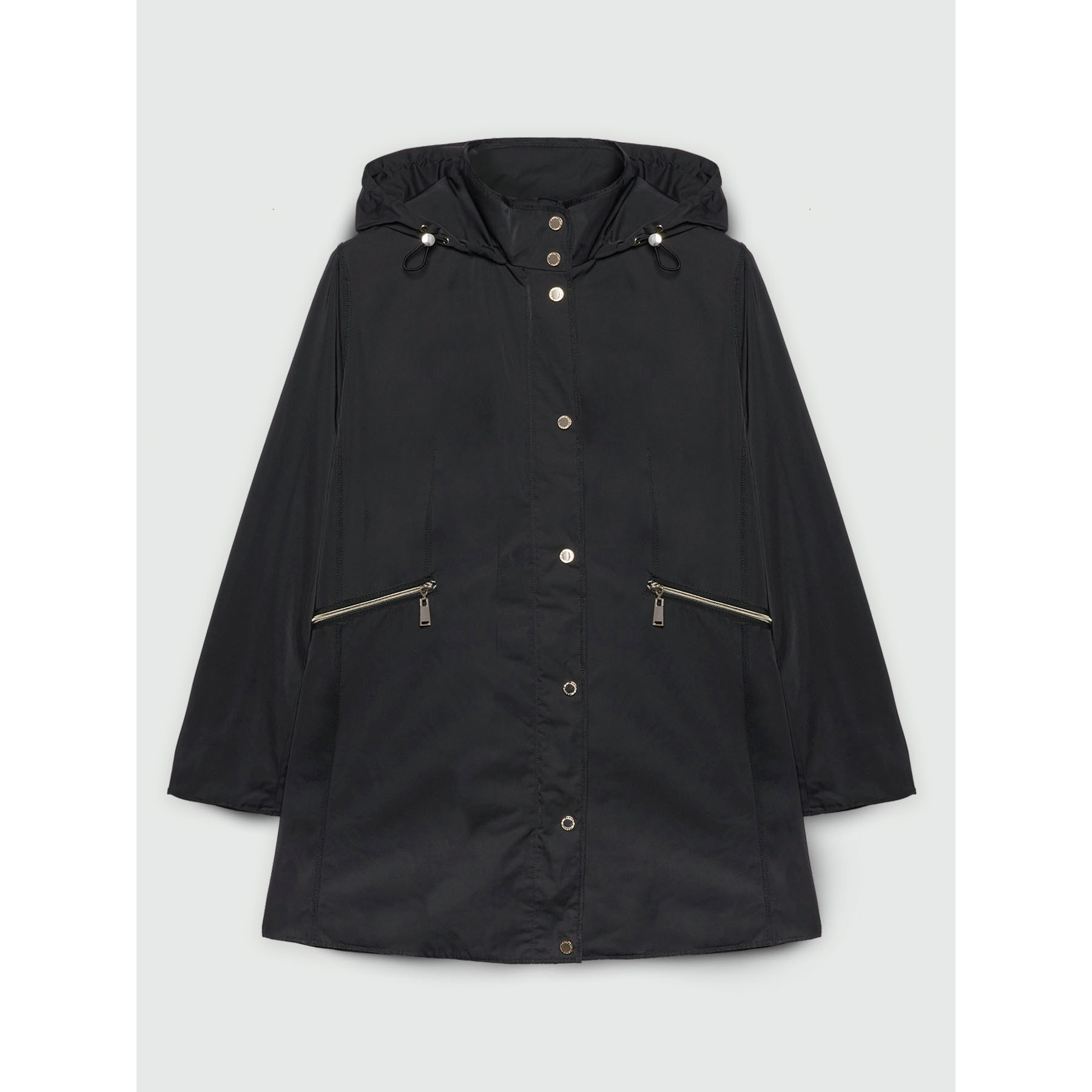 Fiorella Rubino - Piumino con imbottitura in Sorona® Aura - Nero