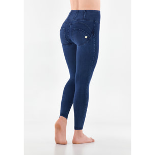 Jeggings push up WR.UP® 7/8 superskinny vita alta con zip