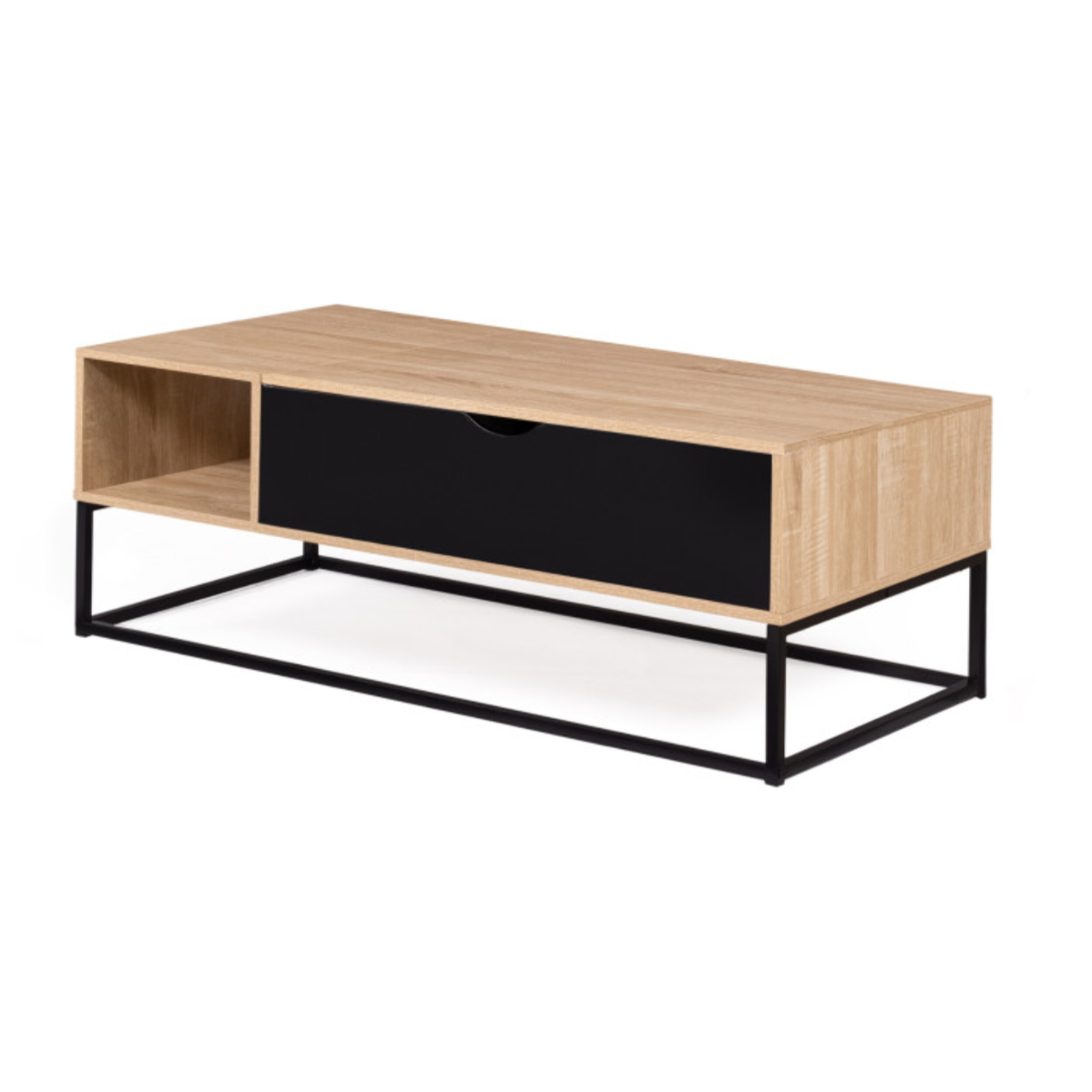 Table basse relevable Memphis avec rangements