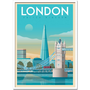 Affiche - London tower bridge - Olahoop Travel Posters
