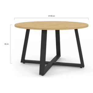 Table basse ronde Sana Ø70cm
