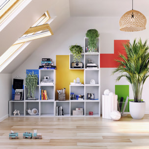 Libreria Modulare Modus 3x1 Bianca