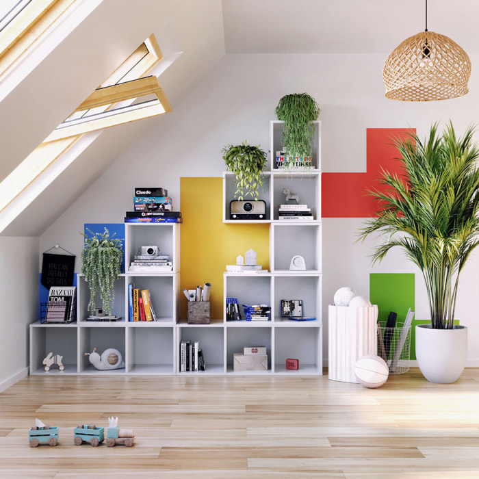 Libreria Modulare Modus 3x1 Bianca
