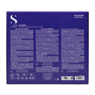 ALFAPARF MILANO Set Holiday Semi Di Lino Blonde Sh 250ml + Conditioner 200ml + Spray 125ml