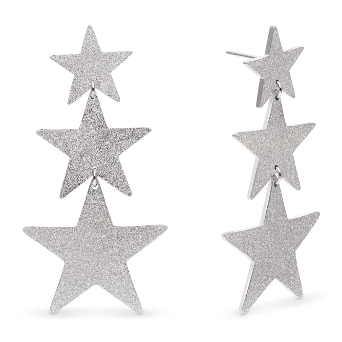 Pendientes Shinning Stars Acero