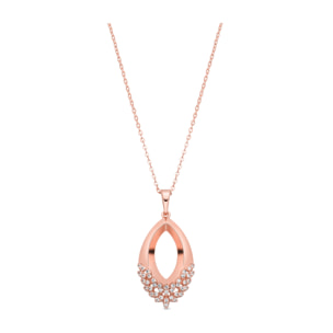 Collar Liwen acabado oro rosa 18k