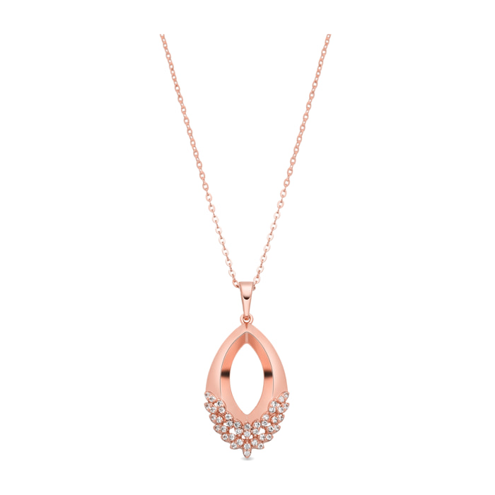 Collar Liwen acabado oro rosa 18k