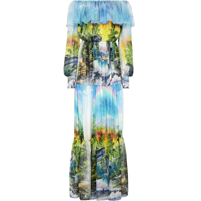 PHILIPP PLEIN Vestido largo HAWAII