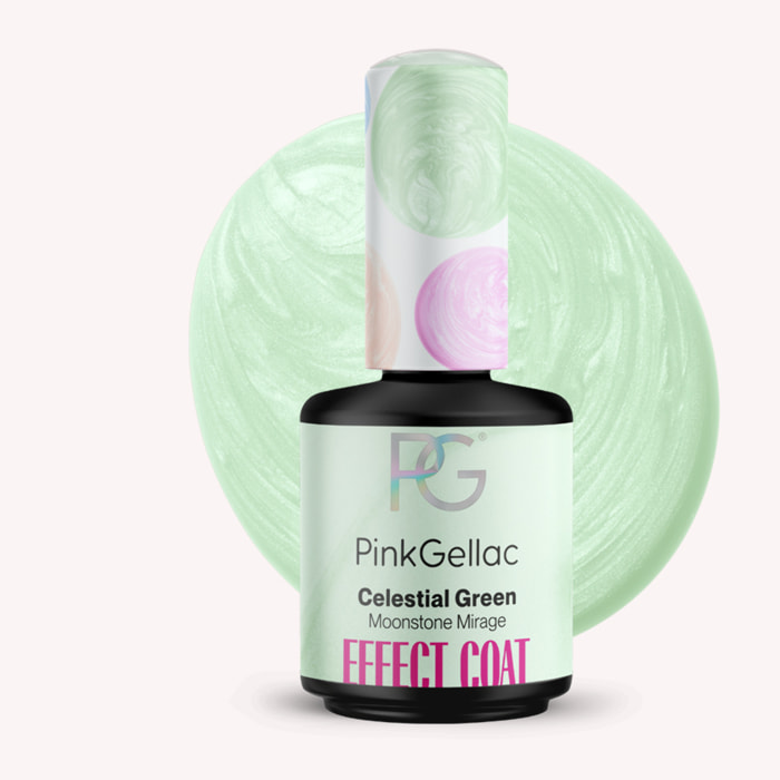 Vernis semi-permanent - Coat Effet - Celestial Green - 15 ml