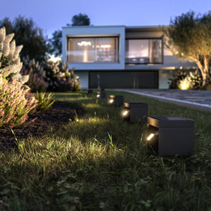 Borne solaire aluminium ALEA H15CM