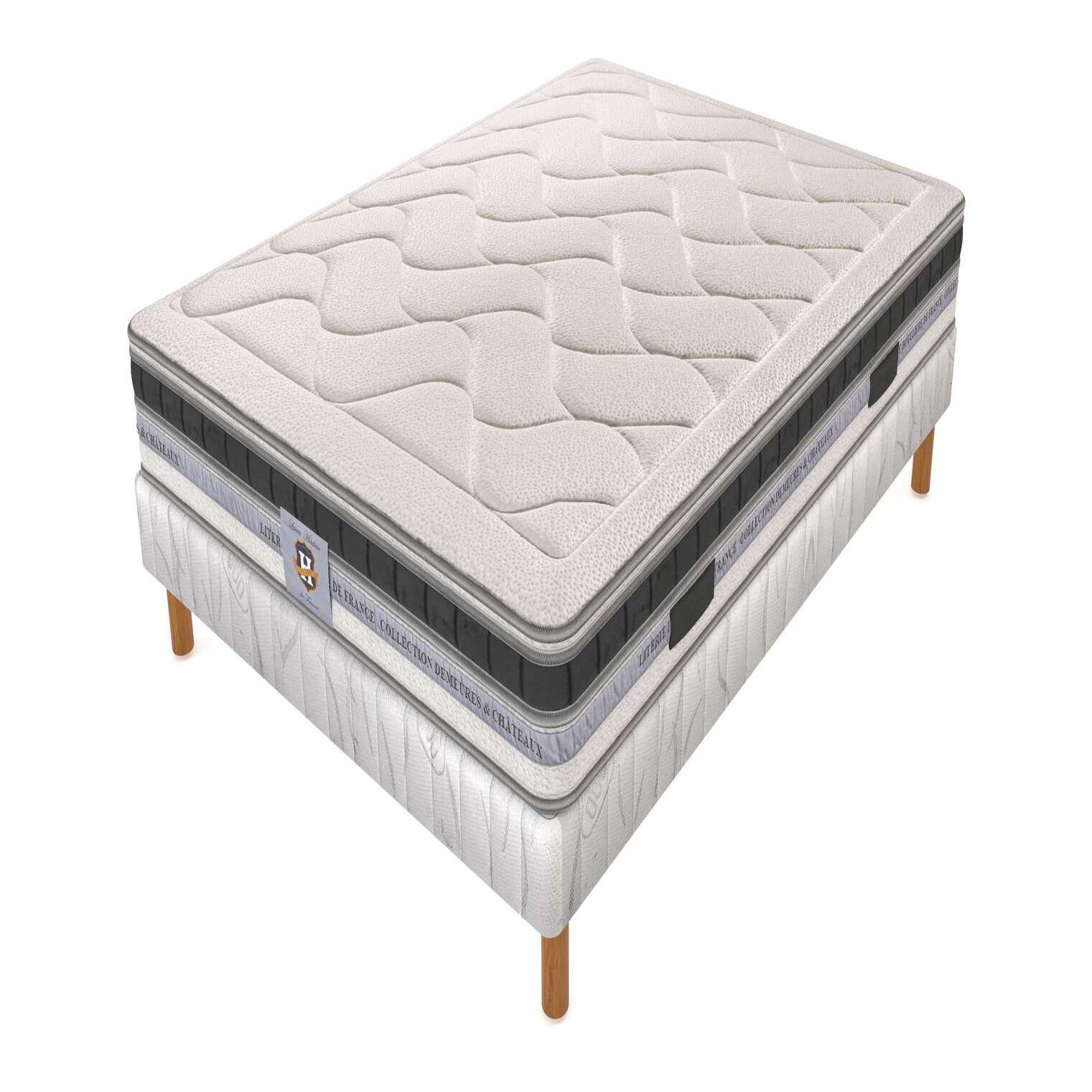 Ensemble Cheverny - matelas 2 places + 2 sommiers