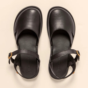 Sandalias N5874 SOFT NAPPA BLACK/ ARENISCA color Black