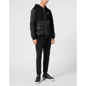 PHILIPP PLEIN Hooded Sweatjacket ICONIC PLEIN