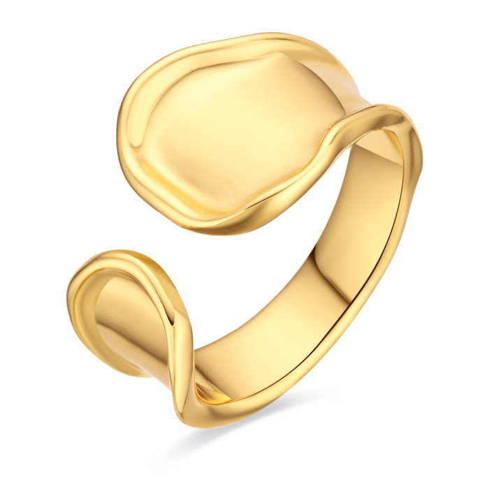 Anillo Kajaw acabado oro amarillo 18k