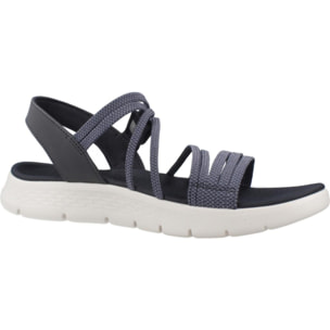 Sandalias Mujer Go Walk Flex Azul