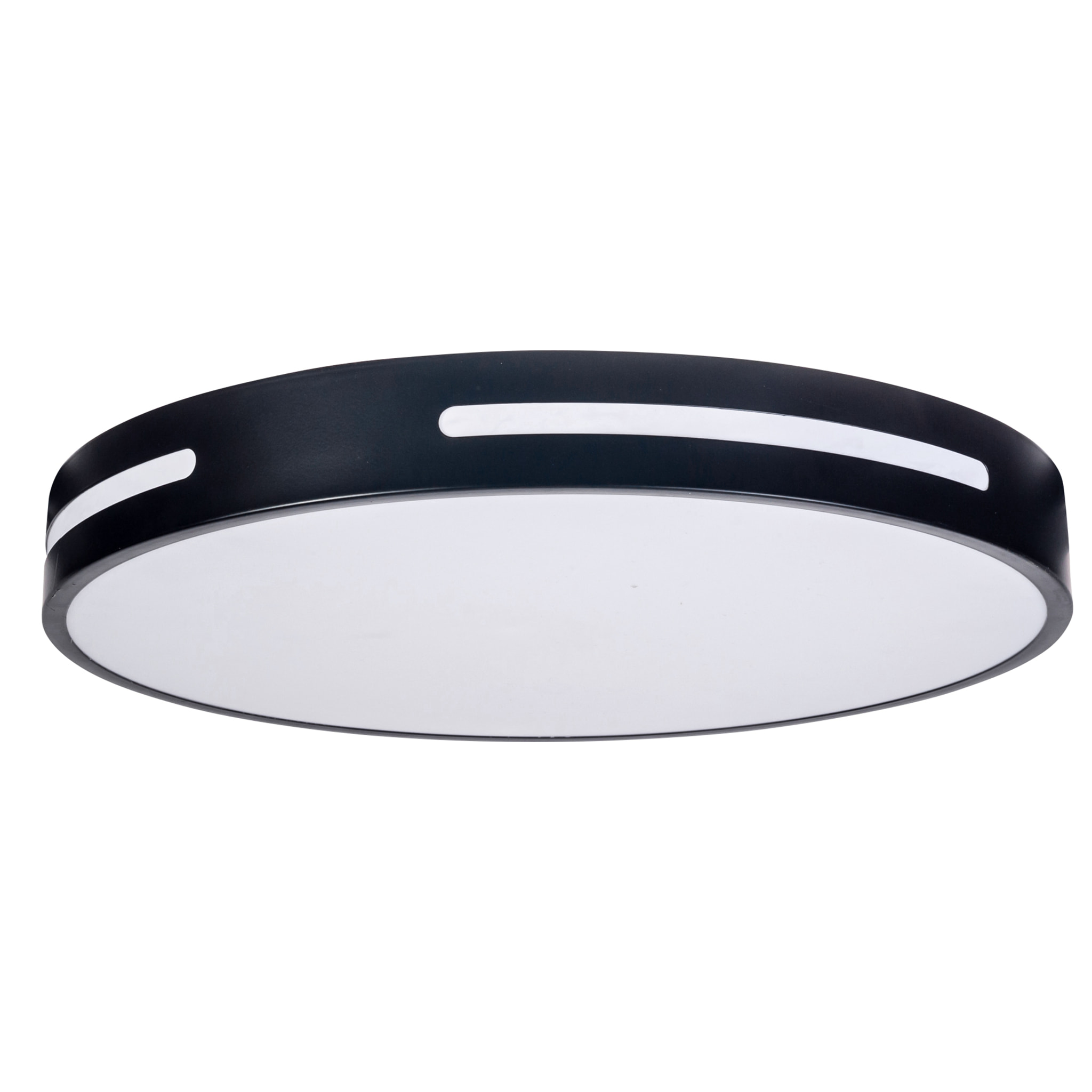 FORLIGHT Plafón LED Stylish 22.8W IP20 con Cambio de Temperatura de Color 3000K-6500K, Regulable ON-OFF, Acabado Negro