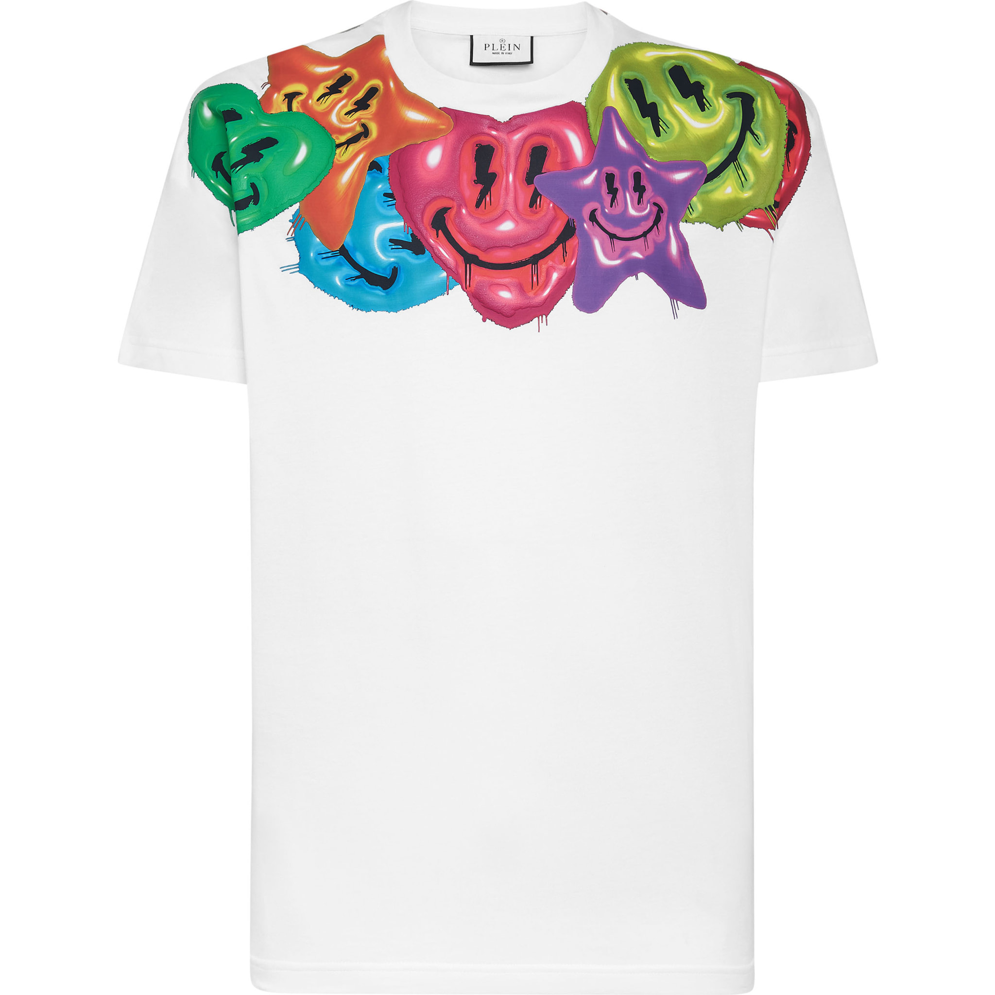 PHILIPP PLEIN T-Shirt Round Neck SMILE