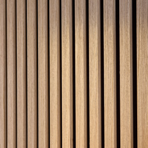 Panneaux muraux acoustiques, tasseaux décoratifs chêne  KYOTO