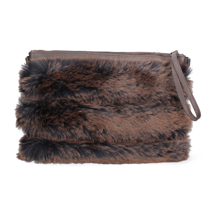 Pochette da donna In Vera pelle Made in Italy 27x34,5x2 cm