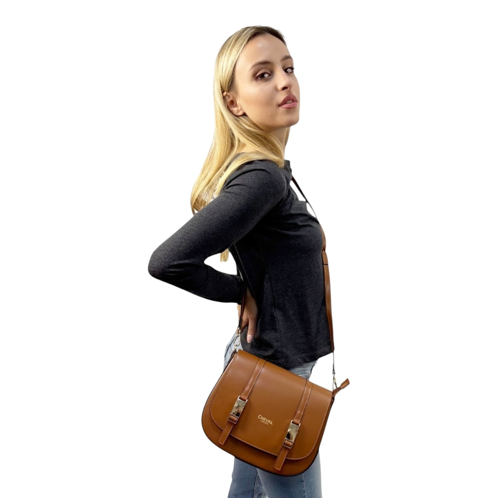 Borsa a tracolla Cheval Firenze Alice Cuoio