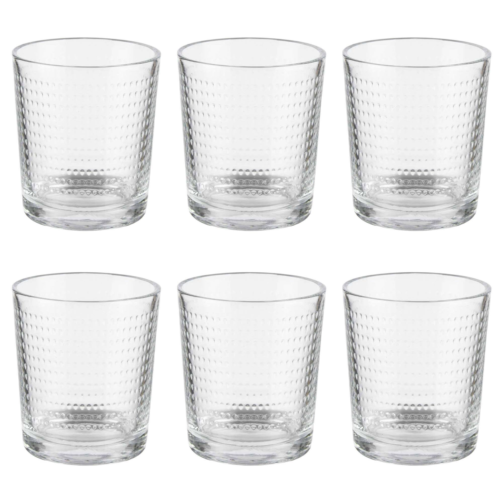 Set 6 vasos 265ml puntos nilo colección vivalto