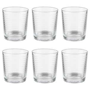 Set 6 vasos 265ml puntos nilo colección vivalto