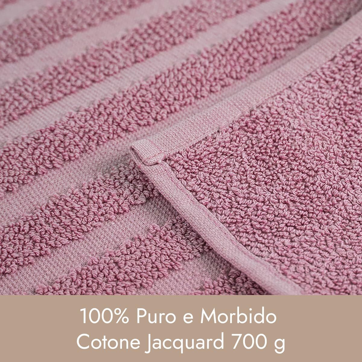 INTRECCI HOME Tappeto Bagno, in Puro Cotone 700 g, , Morbidezza Extra, Assorbenza Superiore, Elegante e Durevole