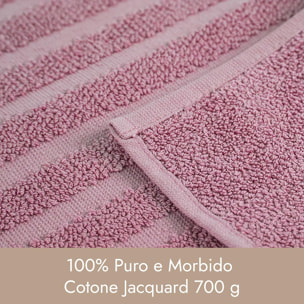 INTRECCI HOME Tappeto Bagno, in Puro Cotone 700 g, , Morbidezza Extra, Assorbenza Superiore, Elegante e Durevole
