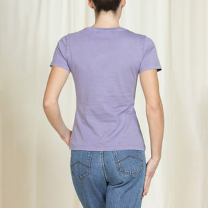 T-SHIRT GIROCOLLO REPLICA IN JERSEY